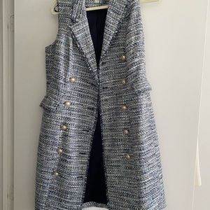 Karl Lagerfeld tweed waistcoat. size 10. Very good condition